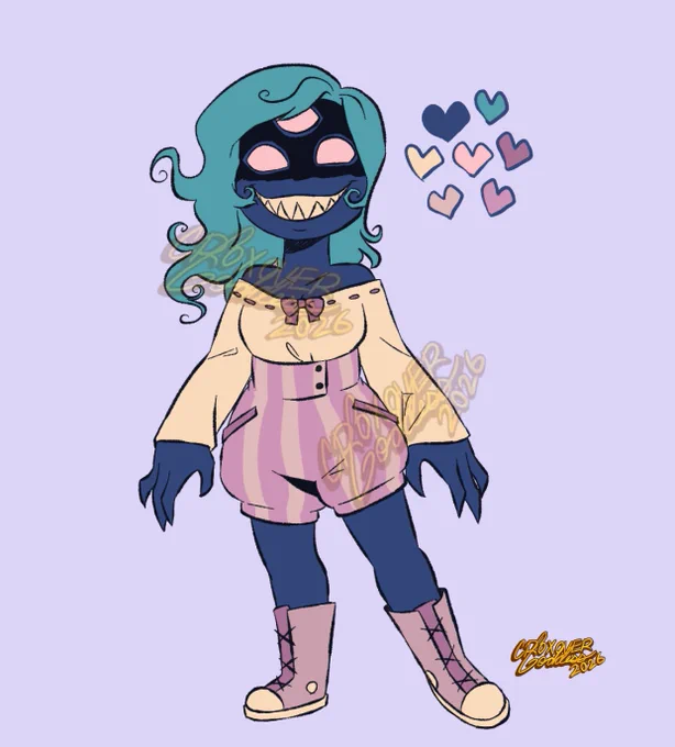 Pretty Creepy Pastel Monster Girl for $35