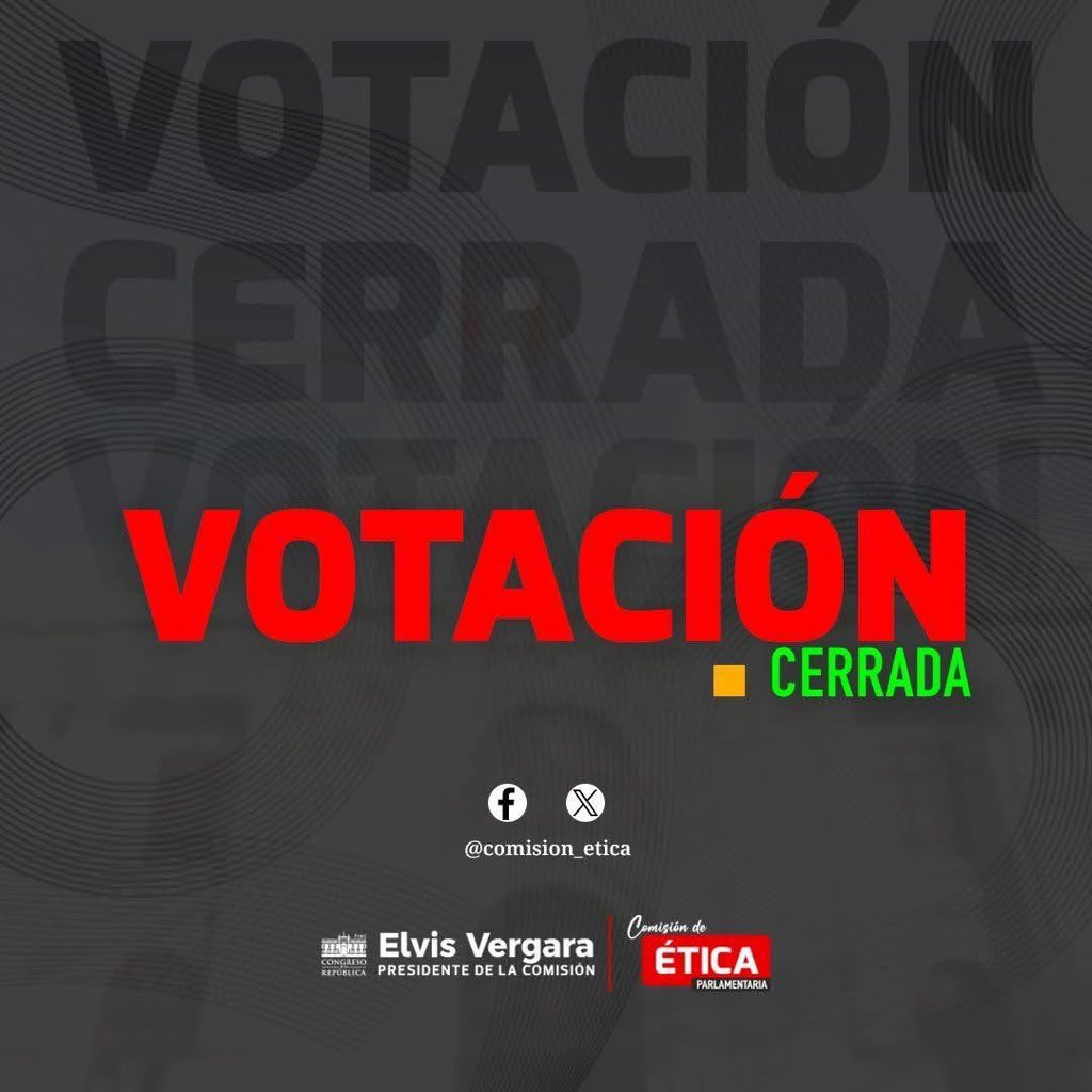 Comisión de Ética Parlamentaria tweet media