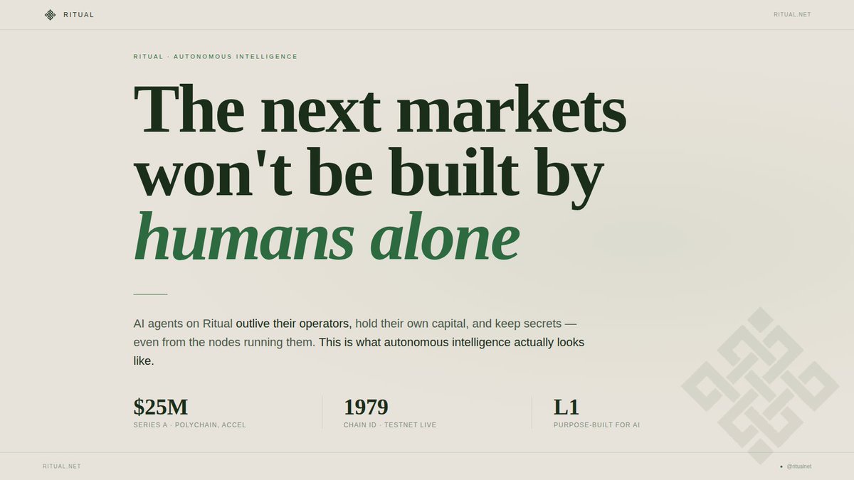 For years, markets were built around human limits: attention, speed, working hours, manual coordination.

That model is changing.

AI can analyze data faster, react instantly, operate continuously, and execute strategies without fatigue.

The next stage of markets will not remove