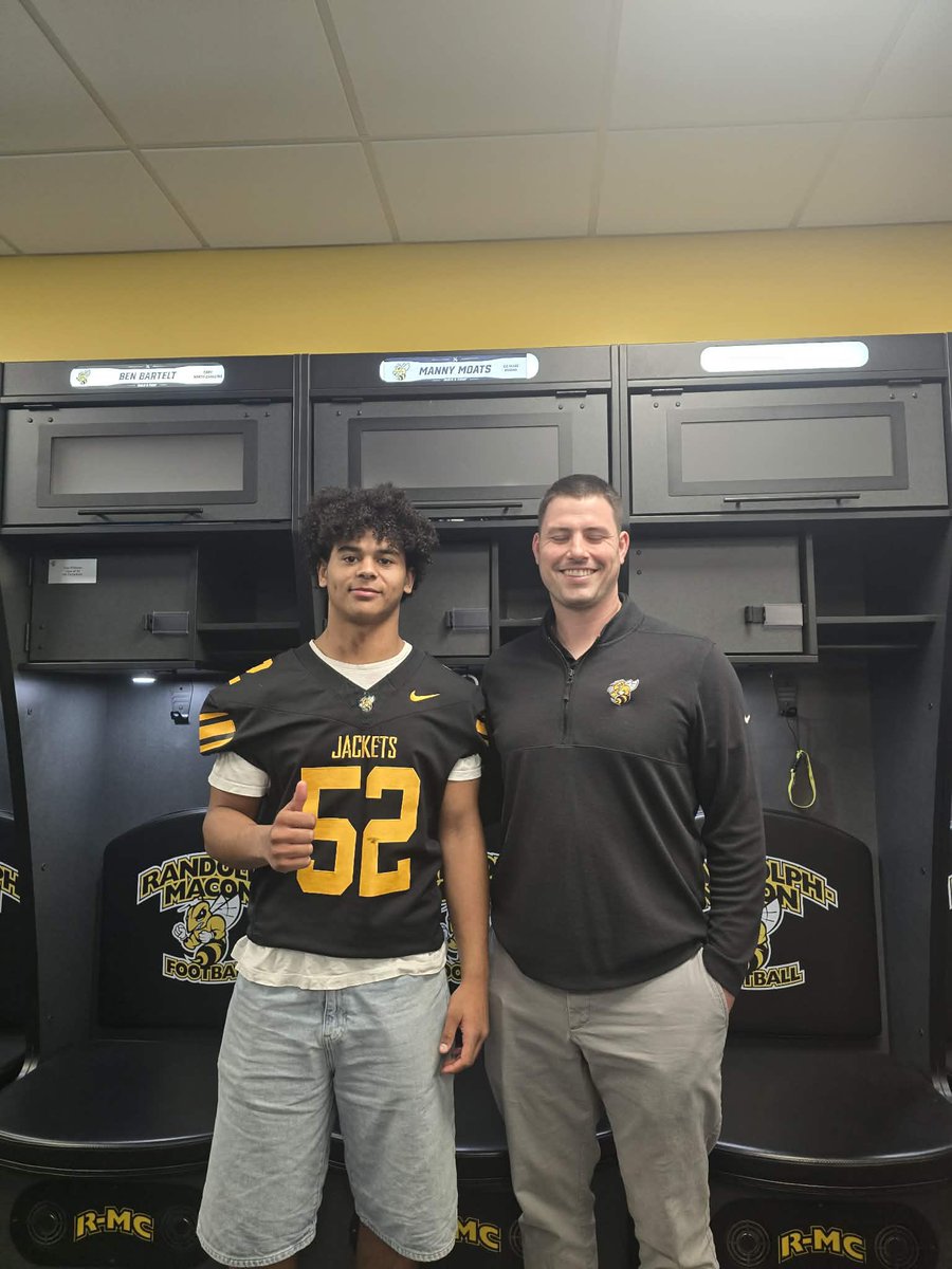 LSMannyMoats's tweet photo. Thanks for having me @Coach_NJackson and the rest of the R-MC staff. I really enjoyed learning about the school and culture at Randolph Macon! @carljfred @CoachLovelaceJ @ecgathletics https://t.co/f9do85R2xB