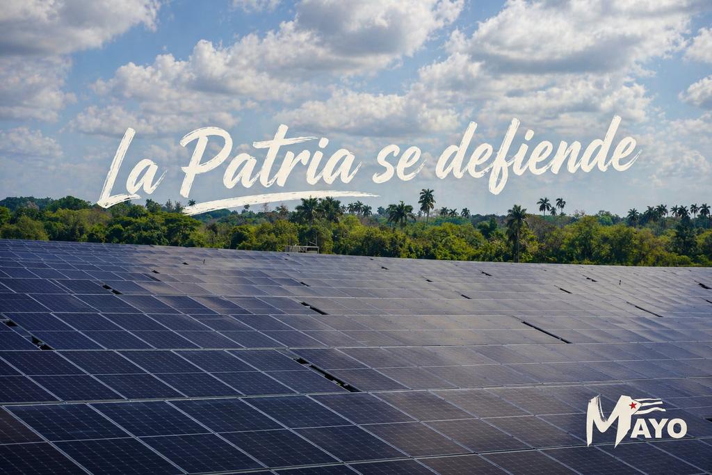 <a href="/PartidoPCC/">Partido Comunista de Cuba</a> 🇨🇺 #1Mayo
#LaPatriaSeDefiende
#SanctiSpíritusEnMarcha 🇨🇺