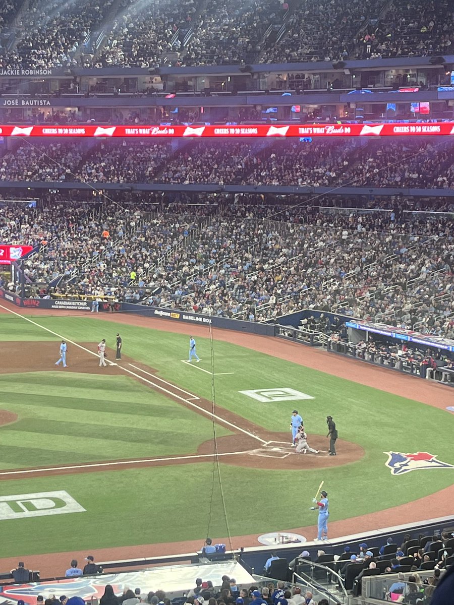 BlueJaysattend's tweet image. April 29, 2026 -  Toronto #BlueJays vs Boston Red Sox at 3:07pm at the #RogersCentre had attendance of 41,314. @BlueJays won the game 8-1 #BlueJays50