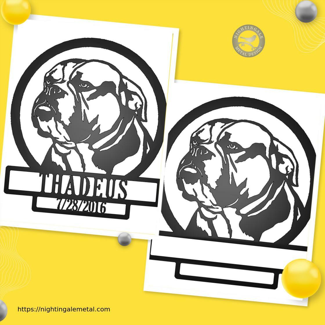 Nightingalemet2's tweet image. Celebrate your love for your English Bulldog with our personalized metal sign! Customized with your pup's name and date, it's the perfect wall hanging for any dog owner. #DogLovers #PersonalizedGifts

Shop Now nightingalemetal.com/products/engli…