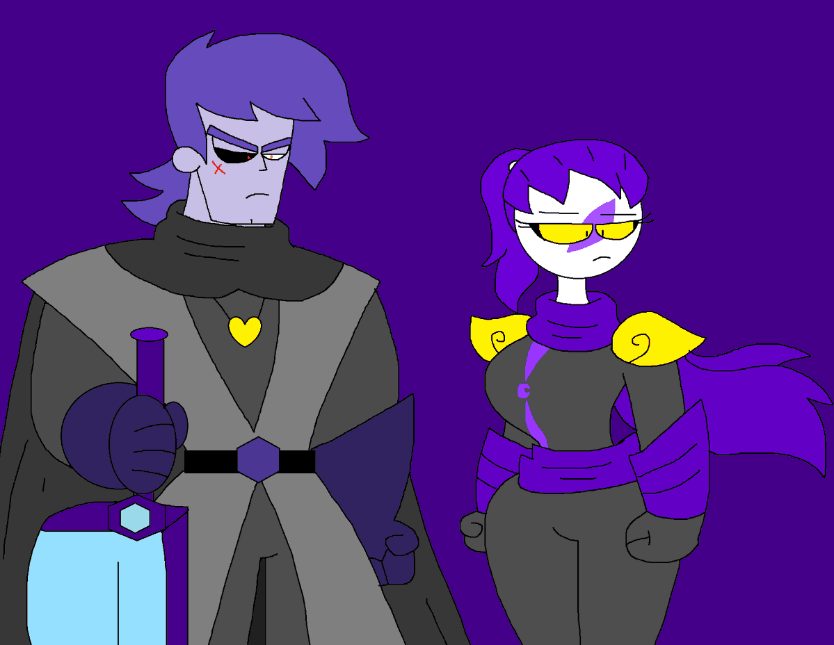 NeilMartinNuez1's tweet image. Shuck and Sara #HeroVerse #paint #drawing