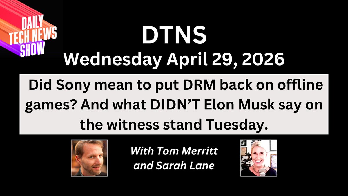 Daily Tech News Show tweet media