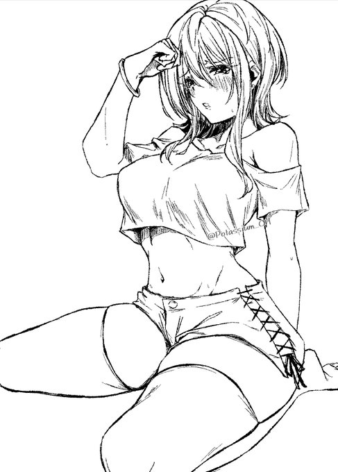 #今月描いた絵を晒そう 今月はモノクロばっかり