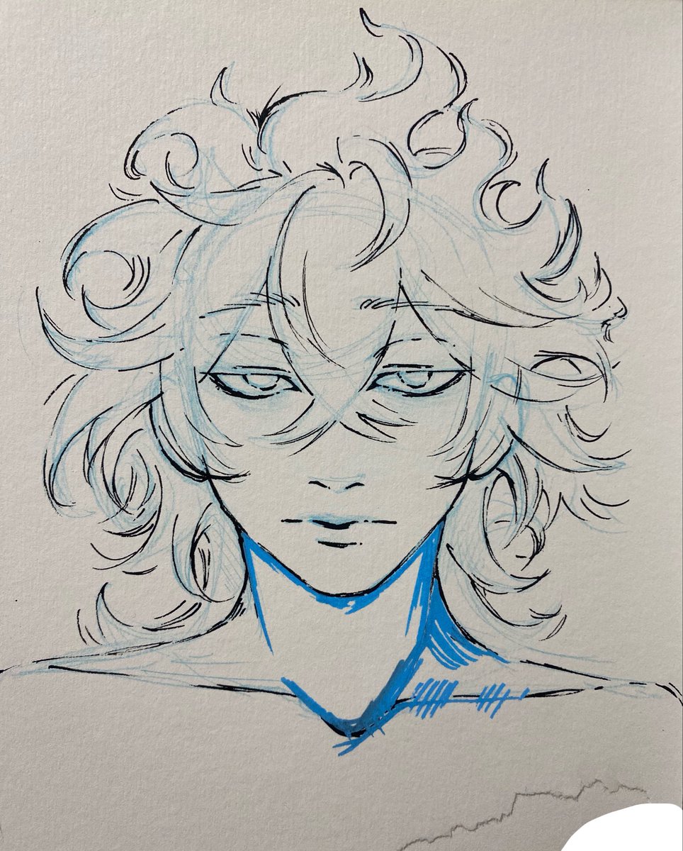 togetoge8888's tweet photo. アイコン用に描きまちた
ラフと線画､色塗りで顔の印象違うの面白いね https://t.co/bkl5BwegNg