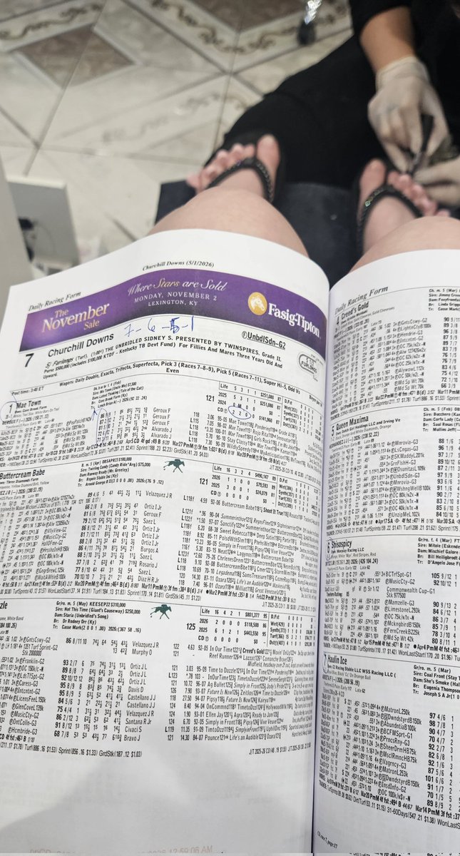 mocowgirl15's tweet image. Add Nail Salon to my "Crazy Places You've Handicapped" list. 

#Multitasking
#GirlsGottaDoWhatAGirlsGottaDo 

#KentuckyOaks