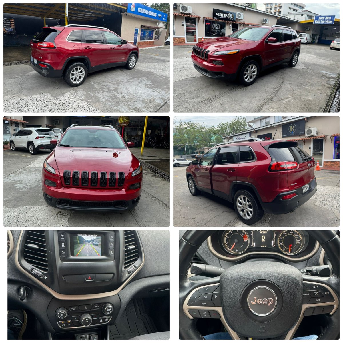 2016 Jeep Cherokee Latitude 4x4 automático precio de venta 7,500/ 80,000 millas