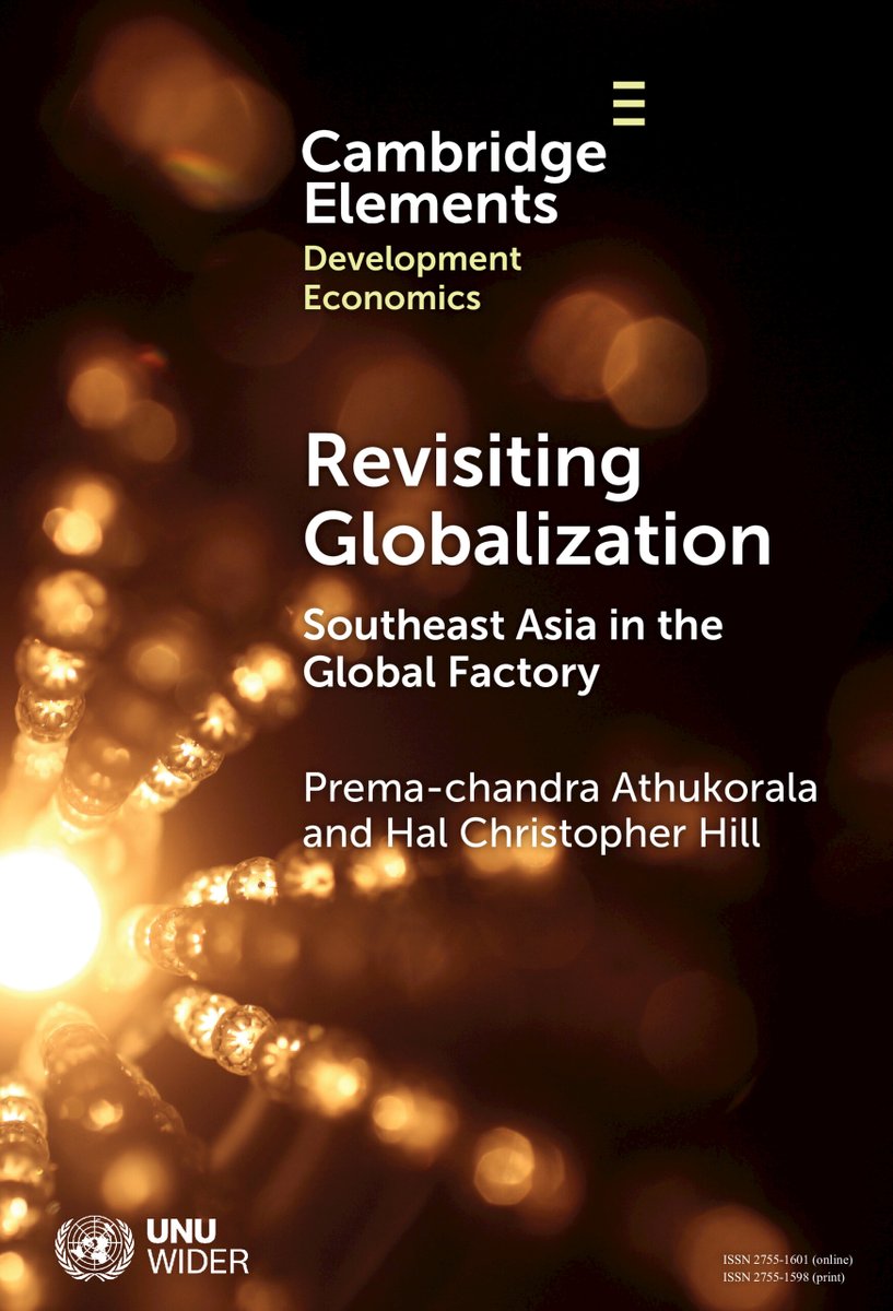 CambUP_Econ's tweet image. New Cambridge Element, Revisiting Globalization, by Prema-chandra Athukorala @PCAthuko40989 and Hal Christopher Hill, out now! Read Open Access at 
cup.org/42DiHiG
#cambridgeelements #openaccess #economics