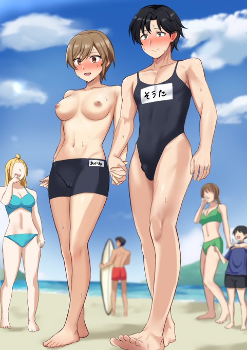 #なんの脈絡もなく水着イラストを再掲して最近フォローしてくれたフォロワーを怖がらせましょう