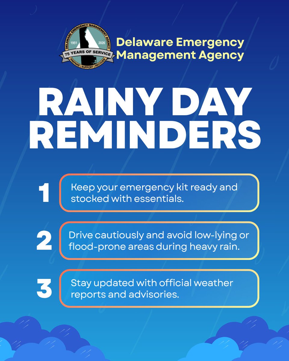 Delaware Emergency Management Agency (DEMA) tweet media