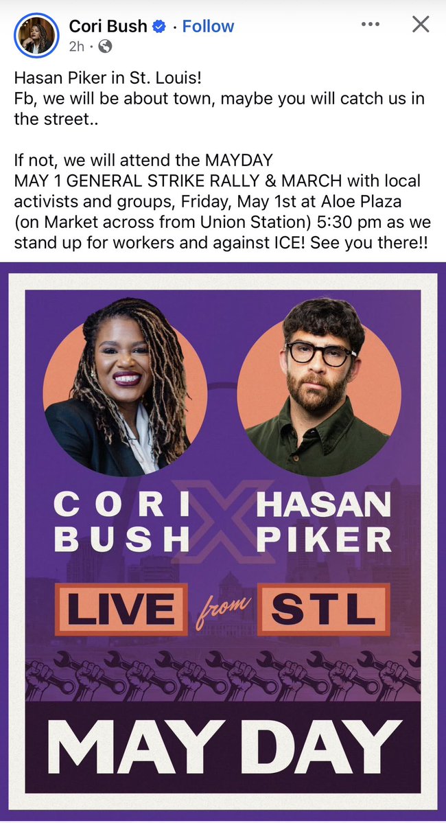 BadtotheBohn's tweet image. I still don’t know who this schmuck is, but apparently he’s going to be campaigning with noted antisemite and commie Cori Bush. Birds of a feather. #moleg