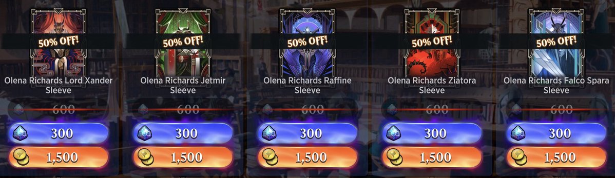 ArenaDailyDeals's tweet image. Here are the #MTGArena Daily Deals for today! #MTG #MTGA #ARENASTYLES @mtg_arena