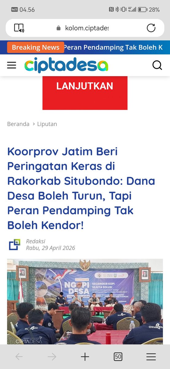 Inunkbellis's tweet photo. #CiptaDesaID
#ciptaDesa
#menciptaDesa
#membangunManusia https://t.co/bxKGp8BdtE
