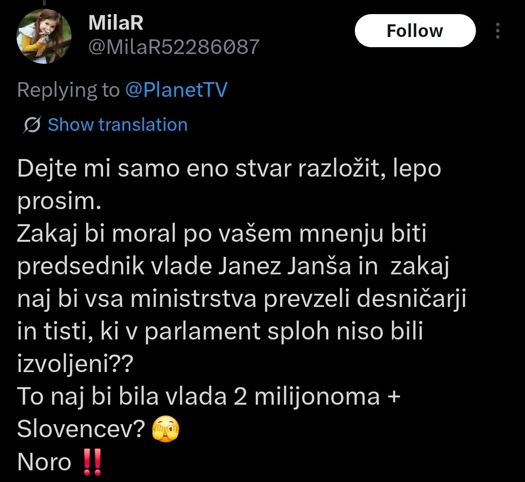 Naj razložim teti Mili. Vse je v skladu s prakso. Pred štirimi leti so vsa ministrstva prevzeli levičarji + tisti, ki v parlament niso bili izvoljeni (Šarec, Bratušek). Letos se je obrnilo in so desni prešteli do 46. Demokracija pač.