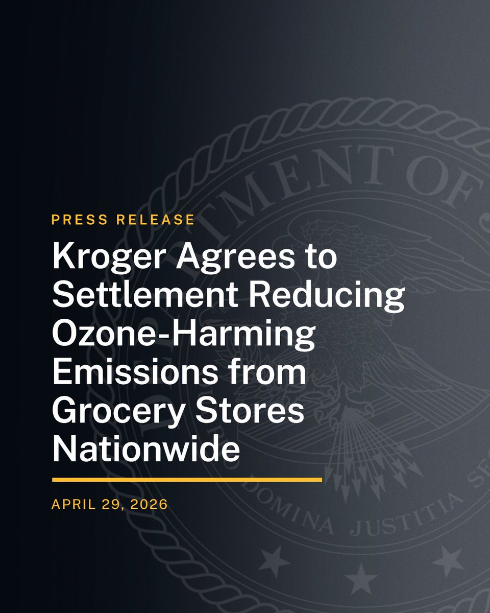 DOJ Environment and Natural Resources Division tweet media