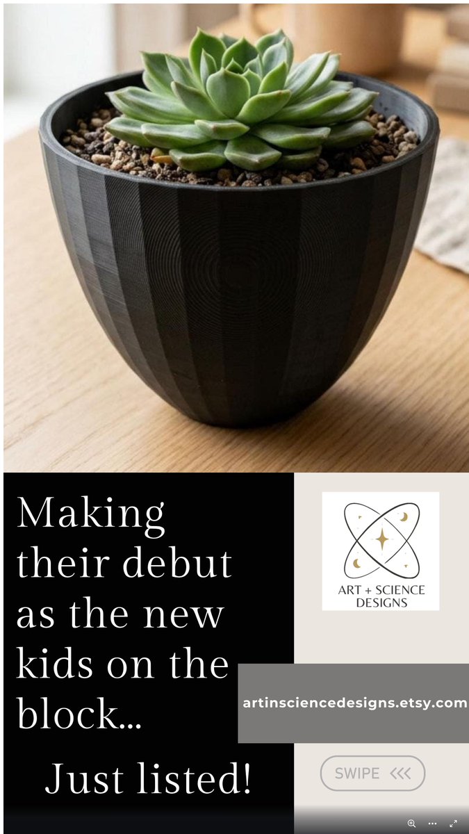 gift_ideas4mom's tweet image. Something new just landed in the shop. ✨

HalfSphere STL, Textured Cache Pot for Indoor Plants &amp;amp; Succulents, Minimalist Desk Decor

Get details here:
etsy.com/listing/449117…

#ArtInScienceDesigns #Etsy #NewListing