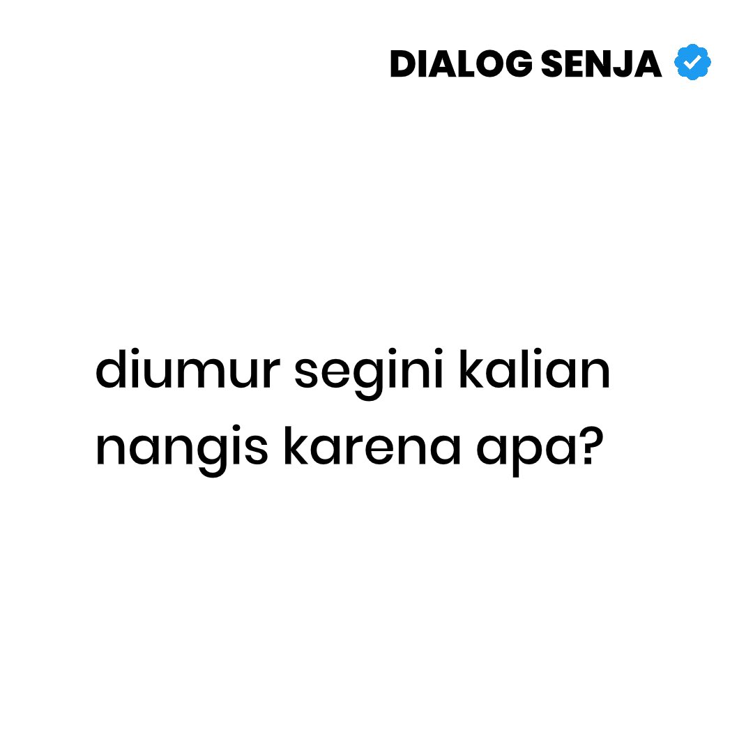 Dialog Senja tweet media