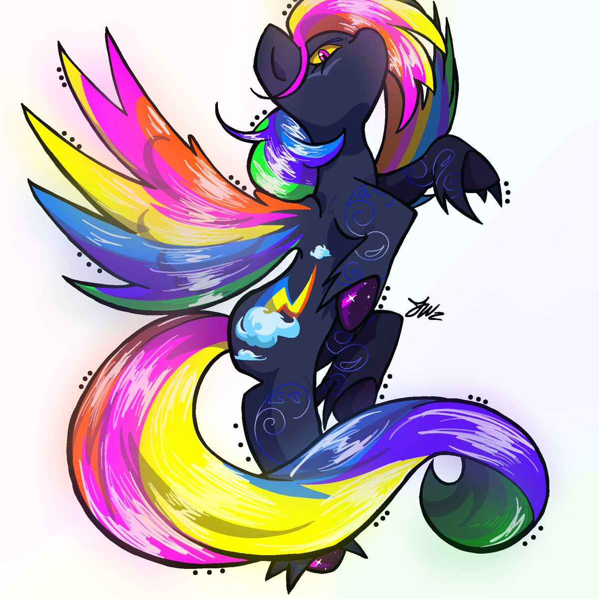 JupiterrWuz's tweet photo. I've never posted this one before #mlp #rainbowdash https://t.co/Ac6qvAPB9q