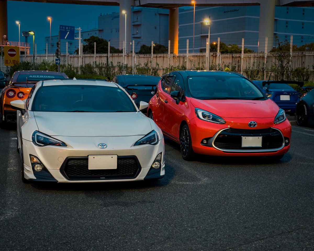 sho_aqua_z's tweet image. 久々にこくてん君と密会
短時間だったけど、ありがとうございます🙏

#zn6 #AQUA #アクア #トヨタ #Toyota #大黒 #車好きな人と繋がりたい