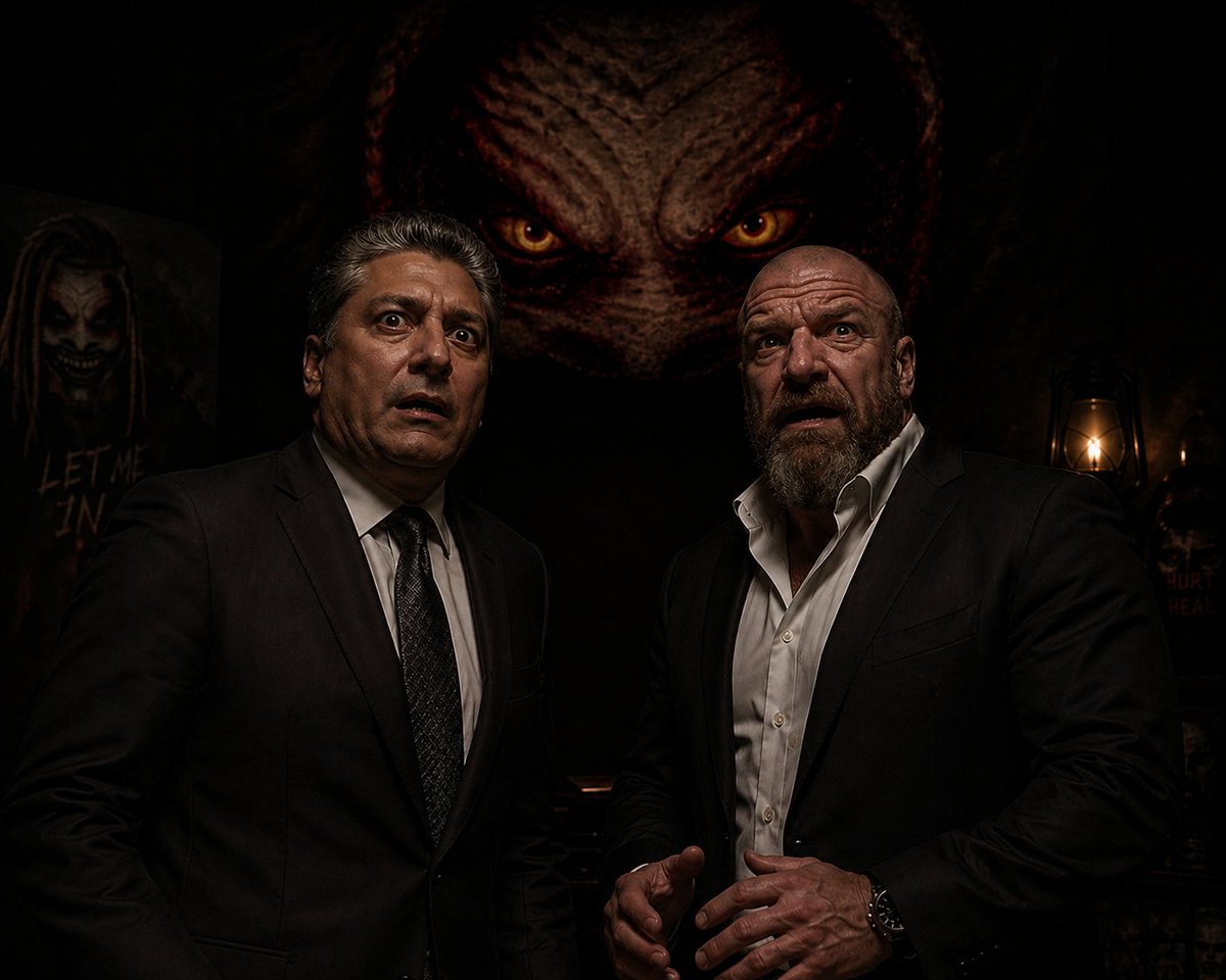 YOWEWOWE's tweet image. "This is your fault... Now you belong to it. You don't control this place, you never did." 

The moment the door slammed shut, they knew.
This wasn’t a mistake.
This wasn’t part of the show.
They were in his world now.

LET HIM IN!