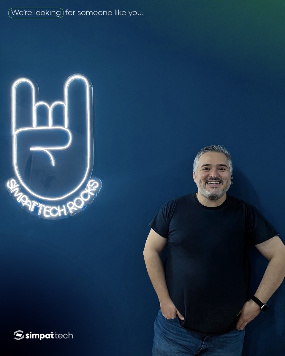 simpat_tech's tweet photo. Every great team has that one person who shows up, takes ownership, and makes everyone around them better without asking for credit. Not because they have to.
Our open positions: https://t.co/OnUoAg2DmW 😎🤟
#Simpattech #developer #consultingIT #Hiring #TechCareers https://t.co/7qua9cvUm6