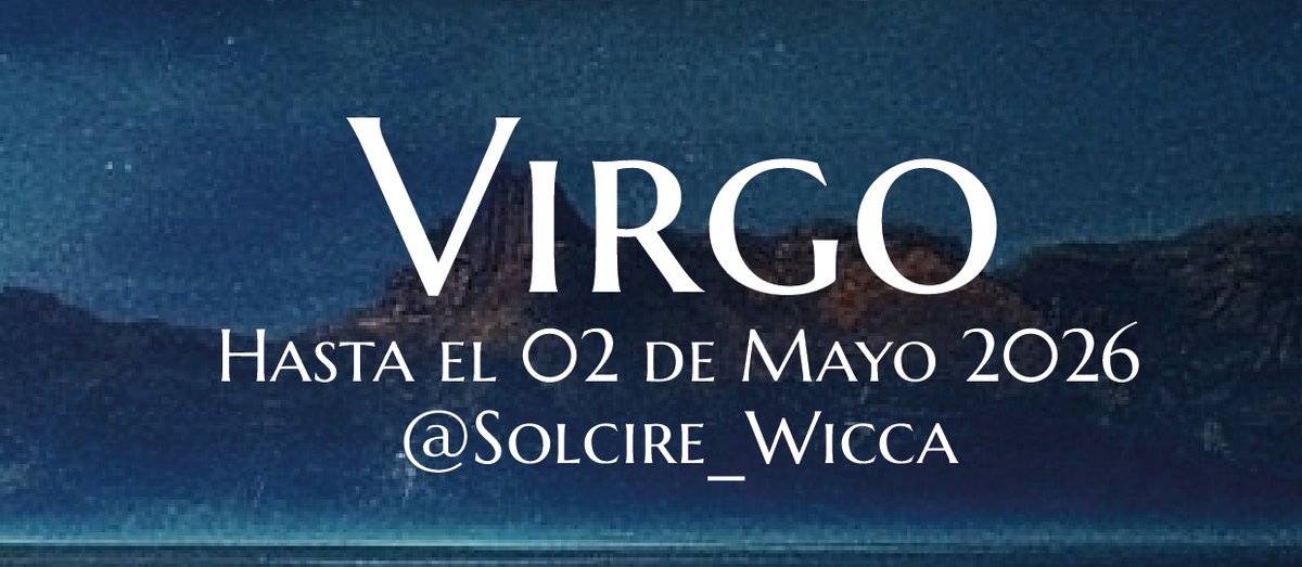 solcire_wicca's tweet image. #virgo
hasta 2 de mayo 2025
#ENHoróscopoSolcire
El universo te ordena el caos y te da las herramientas justas para construir tus metas y sueños. Cada paso te acerca a tu éxito y a la conquista
Tienes la paciencia del tejedor y la precisión del agua
solcirewiccacontac.wixsite.com/solcirewicca/p…