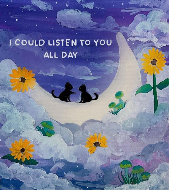 Nightbloomc's tweet photo. ''I could listen to you all day.'' https://t.co/wCVpGvyUez