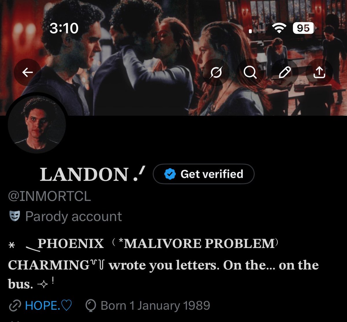 INMORTCL's tweet photo. / #NewHeader #NewICON  BY: @D0NNAMORTE 

Nuevamente Muchas gracias, cielito, en serio, amo como quedó. 🫶🏻🥹🥹❤️ https://t.co/yfbvXQgpJM