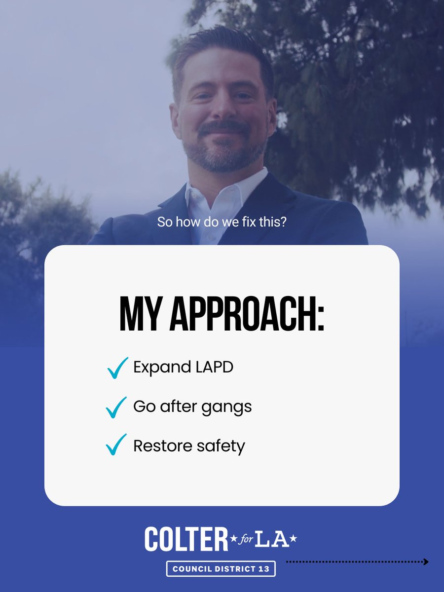 Colter Carlisle for LA City Council tweet media