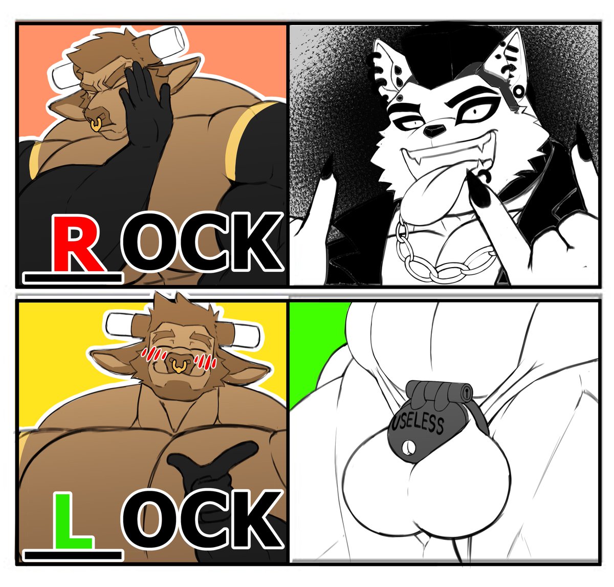 Doodle || meme
ROCK ❌
LOCK ✅