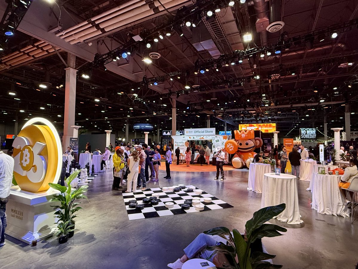 Went from a Vanguard event in Europe on Tue to Bitcoin Vegas today. Thats about as big a swing as there is. But this is why I love covering ETFs, they send you all over the place, it’s a massive tent.