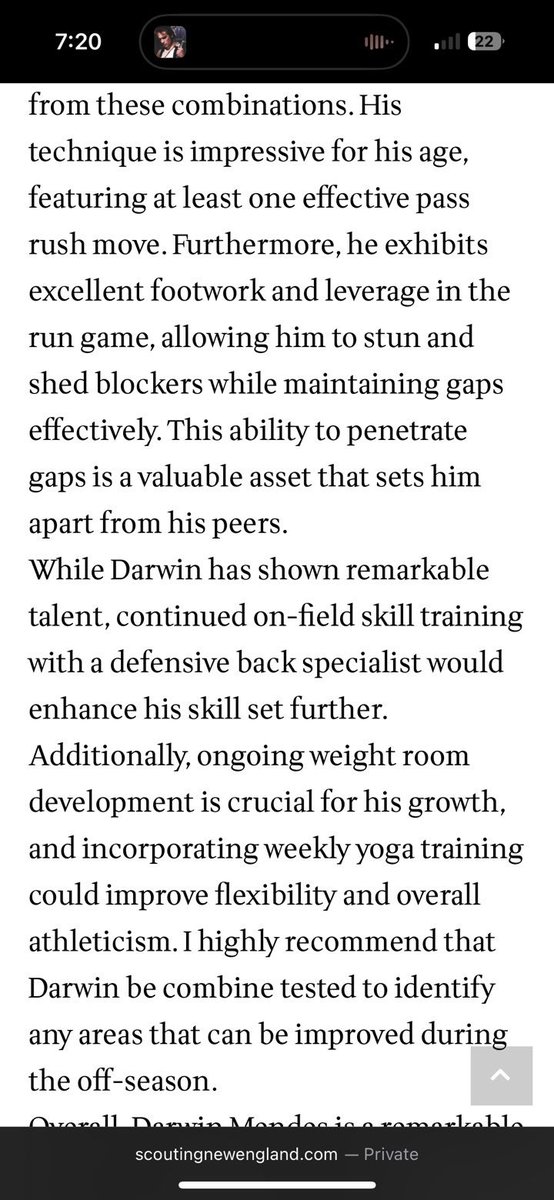 Darwin Mendes ‘28 | DL/OL/TE CCHS tweet media