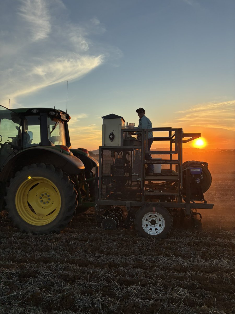 Jessica_Wyse_'s tweet photo. Faba going in at the @DAFFgov Long Term Field Trial at Wagga. 

Sowing into barley stubble at a rate of 200 kg/ha, depth of 50 mm, with the tine seeder replacing the disc. Interested to see how the beans perform this year!

Thank you to @AuSeednet for supporting the trial! https://t.co/jaFR4oUplA