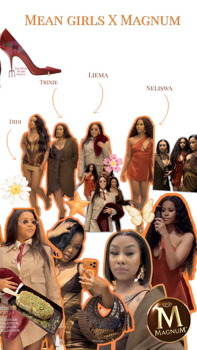 Did a little Edit for the girls 🤭
Meangirls X Magnum 😍

NELISWA X MAGNUM SA
NELISWA X DEVIL WEARS PRADA 2
#NeliswaNgada