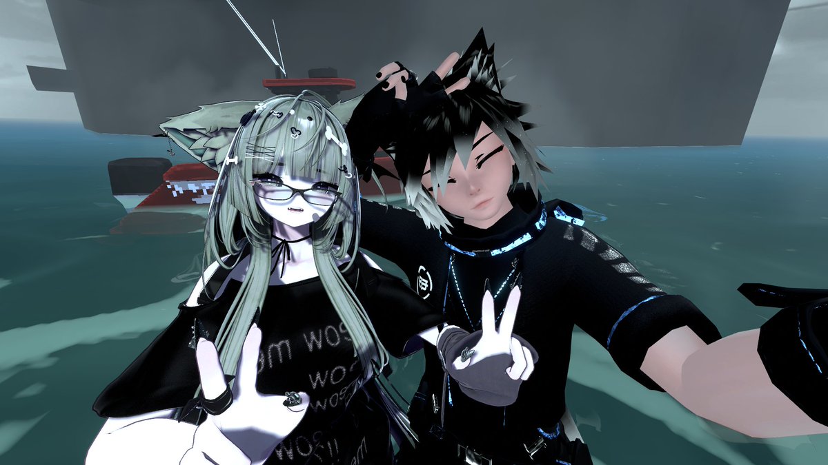 look at us being cute and shiiii <a href="/FelixRyuVT/">Felix Ryū | Cat Dragon Vtuber</a>
