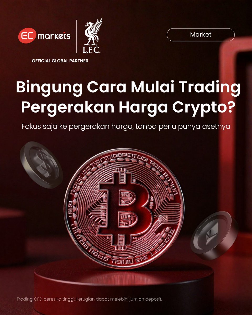 ecmarkets_id's tweet image. 👀 Gak punya crypto tapi pengen ikut gerakannya?

Cukup pahami arah market &amp;amp; manfaatkan momentumnya!

⚠️ CFD berisiko tinggi. Kerugian bisa melebihi deposit.

#cryptoindonesia #tradingcrypto #cuan #cryptotips #tradingindonesia