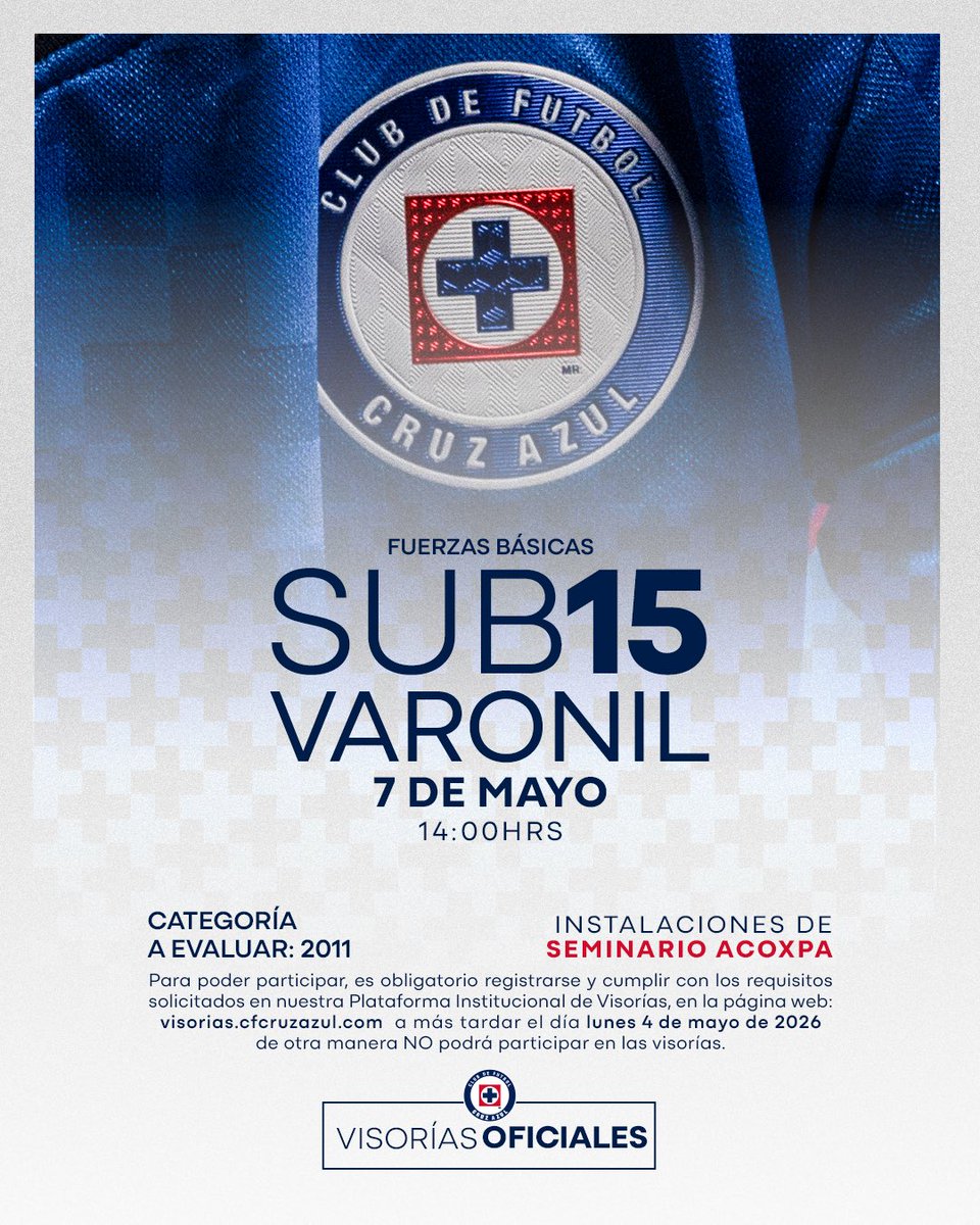 Cruz Azul Fuerzas Básicas tweet media