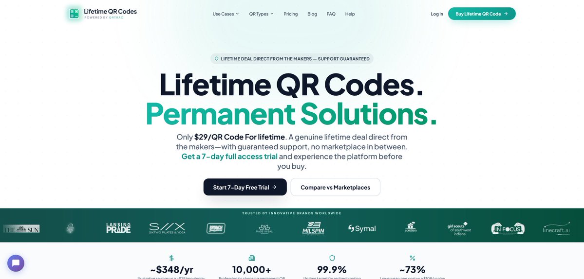 saaspiratecom's tweet image. Stop renting your QR codes🔗

Lifetime QR Codes lets you own dynamic QR codes forever with a one-time $29 per code. No monthly fees. Unlimited scans. Lifetime hosting.

👉Own QR codes for life: saaspirate.com/go/lifetime-qr…

#QRCode #MarketingTools #SaaS #LifetimeQRCodes #SaaSPirate
