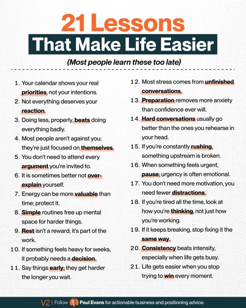 AlwaysKeepL's tweet photo. 21 Lessons that make life easier https://t.co/Pf8PP8nwEF