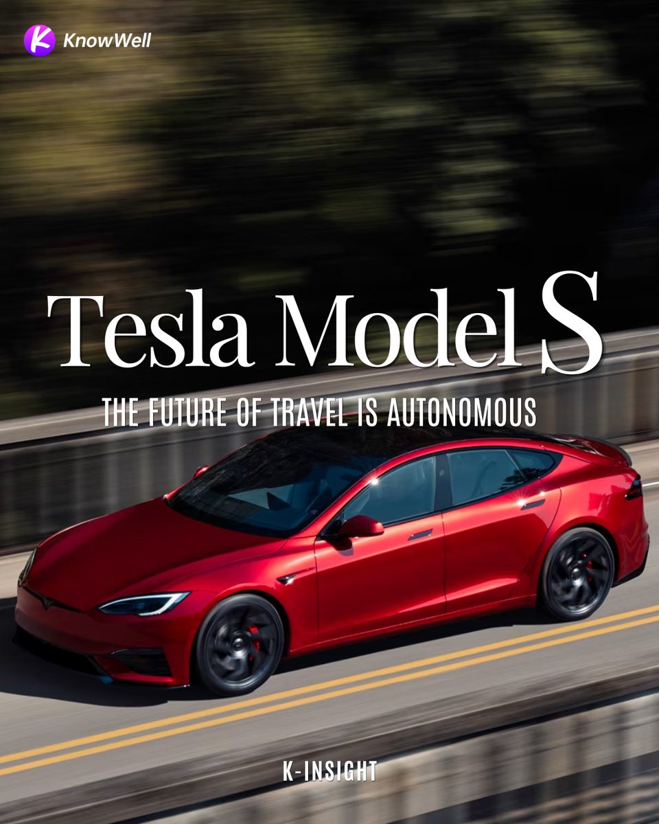 knowwellinsight's tweet photo. The 2026 Tesla Model S: 410 miles of range, 0-60 mph in 1.99 seconds, and 1,020 hp. A silent, ever-evolving sanctuary built around a 17-inch cinematic display. @Tesla 

Read More: https://t.co/vLKkyFnRJP

#kinsight #knowwell https://t.co/M3ist8BXPv