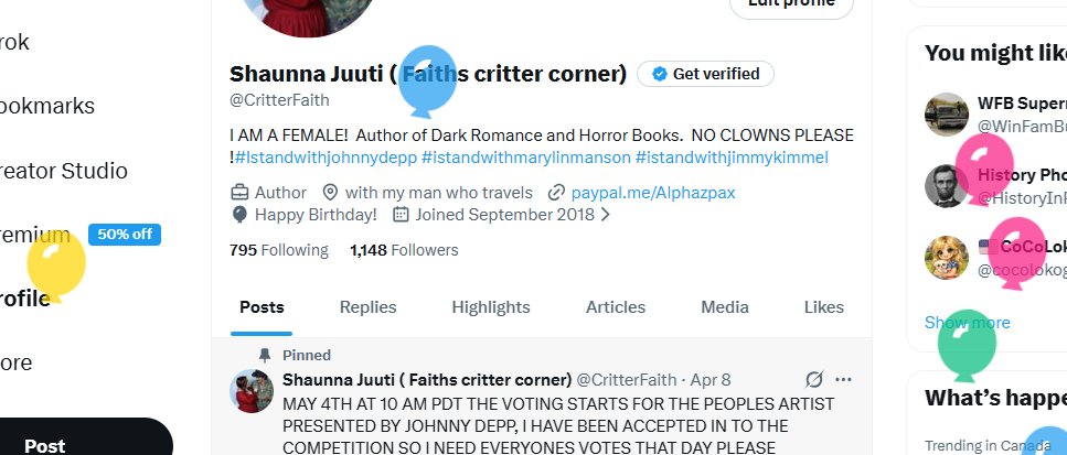 Shaunna Juuti ( Faiths critter corner) tweet media