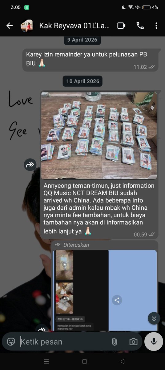 Rssa_Styaa17's tweet photo. Reyva ada tagihan pelunasan PB BIU dari tanggal 7 April deadline 10 April. Tapi hingga tanggal 10 April pun beliau tak kunjung payment, disini dia order atas nama ku di GO karena tidak ingin nama ku tercoreng di GO aku talangi dahulu untuk pelunasan nya

Jangan lupa pencet ALT!! https://t.co/UK4iLKi8Kt