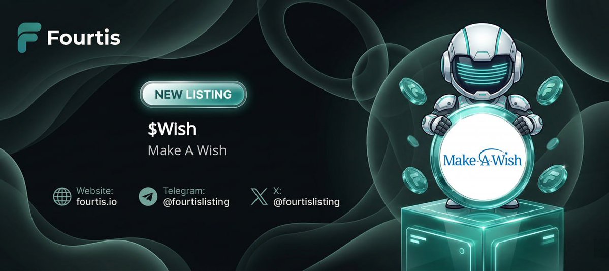 fourtislisting's tweet image. ⚡Fourtis Express Listing - Wish⚡
x.com/i/communities/…

Make A Wish ( #Wish ) 
fourtis.io/token-details/…

CA: 2ssMotVbTUfRJev2UnibHzHsoeszPzgwbfsTZPSHpump

PRICE: $0.001995 | MC: $1,995,519

#Newlisting #Altcoin #Memecoin #FourtisNewlisting