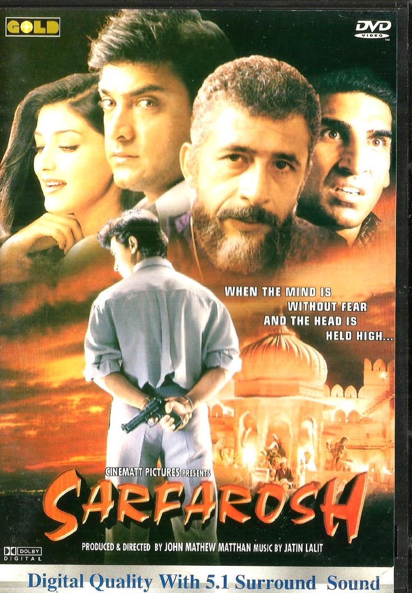 BollyMemories's tweet image. #27YearsOfSarfarosh 30Apr1999
Hosh Walo Ko
Zindagi Maut Na
Jo Haal Dil
#AamirKhan #SonaliBendre #NaseeruddinShah #MukeshRishi #AkhilendraMishra #AkashKhurana #MakarandDeshpande #ManojJoshi #GovindNamdev
#SukanyaKulkarni

#NidaFazli #IsrarAnsari
#JatinLalit

#JohnMathewMatthan