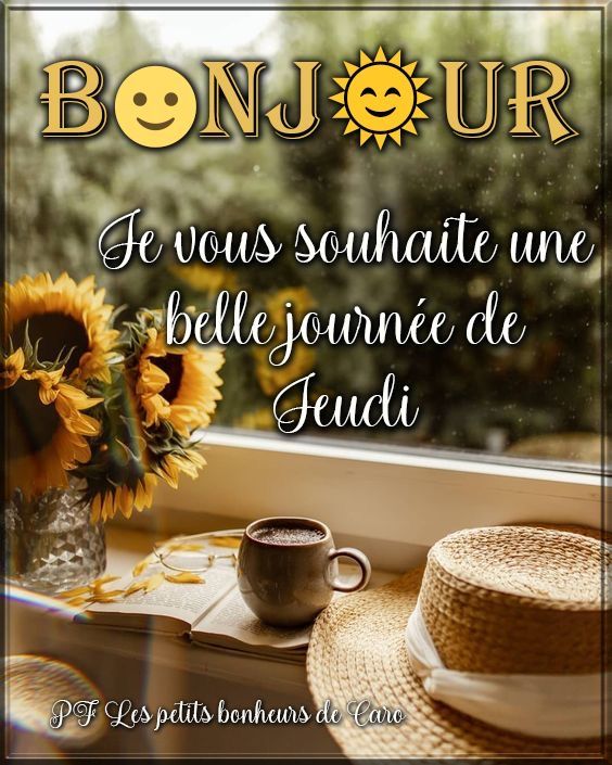 JosetteJ1's tweet image. Agréable jeudi à tous mes abonnés 😘 
Le café/thé vous attend.
☕☕☕🍵☕☕☕
 Courage les travailleurs, demain férié.
Météo 11° maxi 24° 🔆
 #Printemps 🌺
#Ligue_des_optimistes