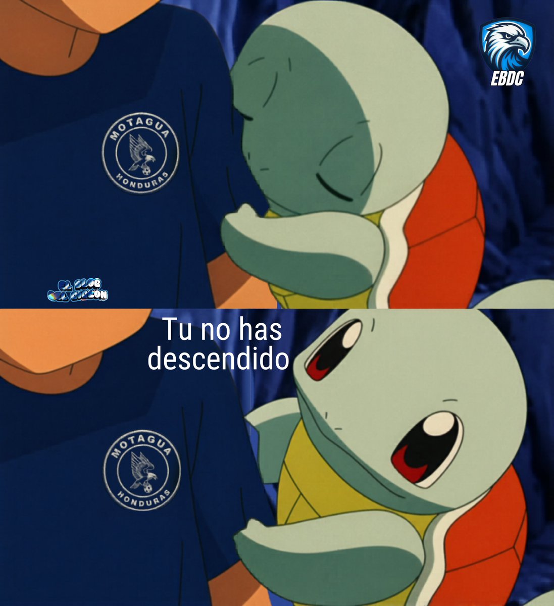 ElBlogDelCiclon's tweet image. Los equipos GRANDES no descienden, Squirtle. 😉🦅

#Motagua #ebdc
