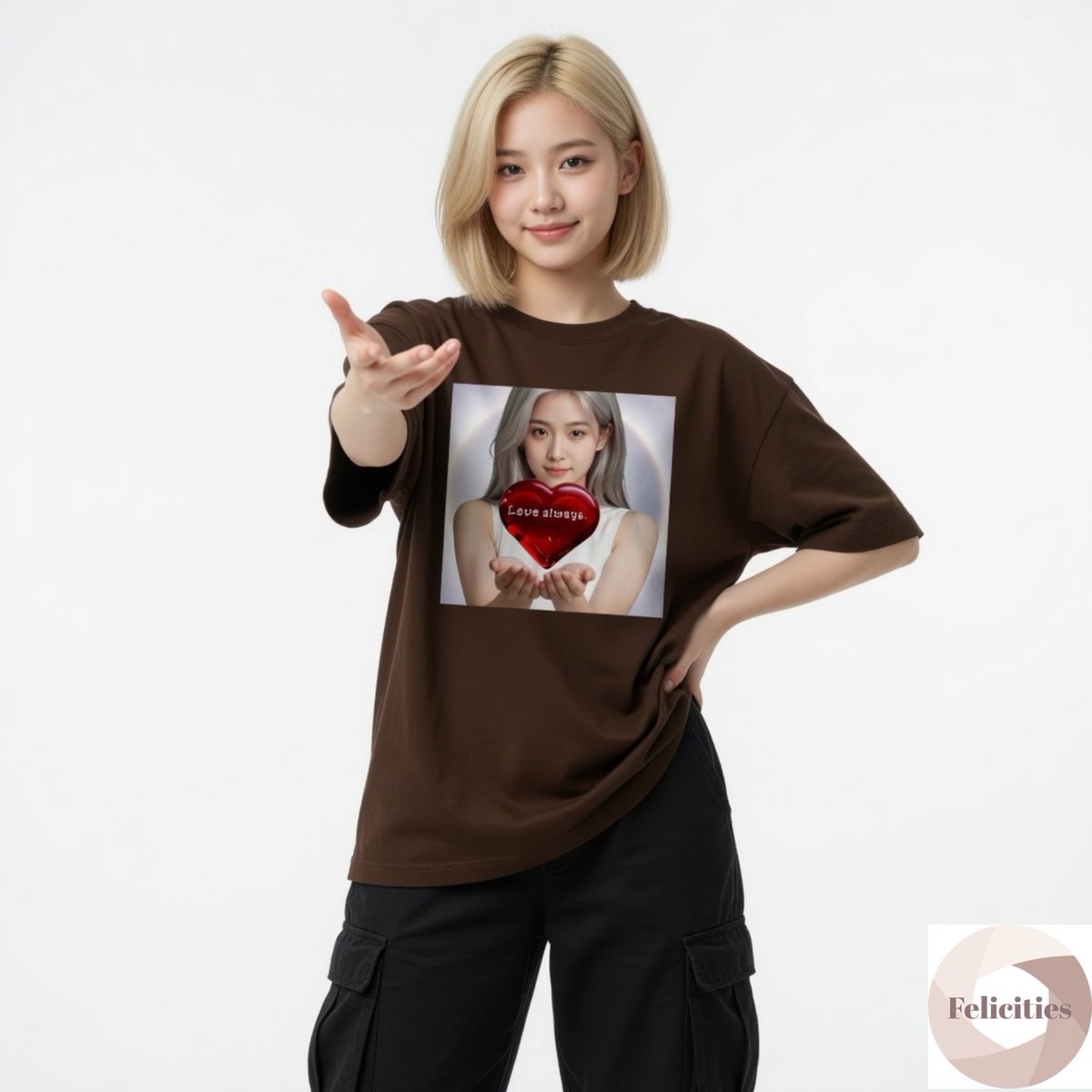 Felicities555's tweet image. 『Love always.』
愛はいつでもここにある。
Carry love with you, wherever you go.

#Fashion #ファッション
#SUZURI #SUZURI推しアイテム
#SUZURIでつくったもの見て