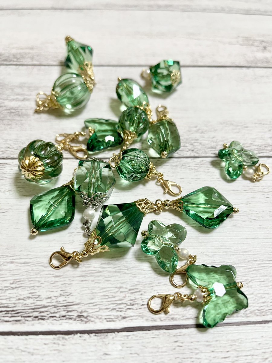 グリーンのチャームを作り足し🟢